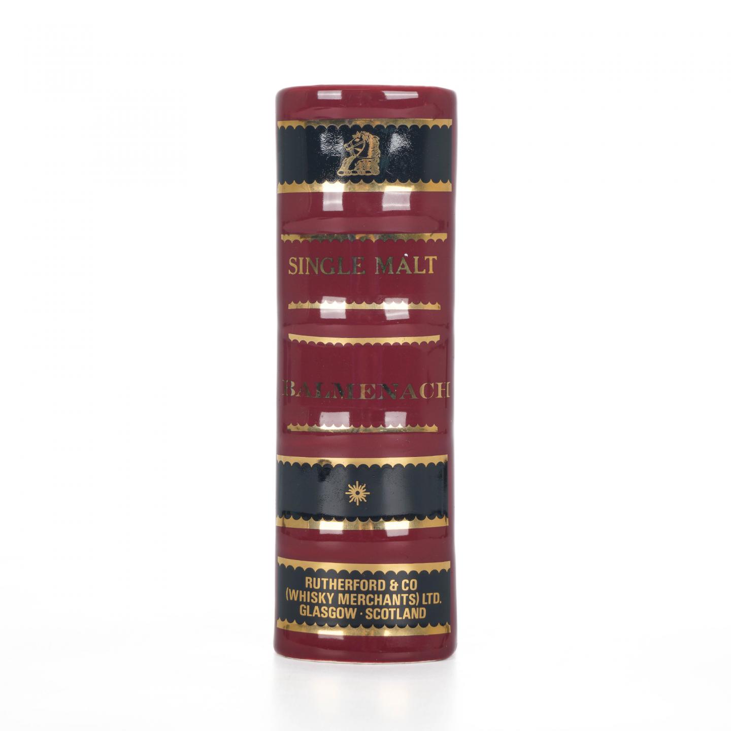 Balmenach 巴门纳克 红陶瓷书 Rutherford & Co