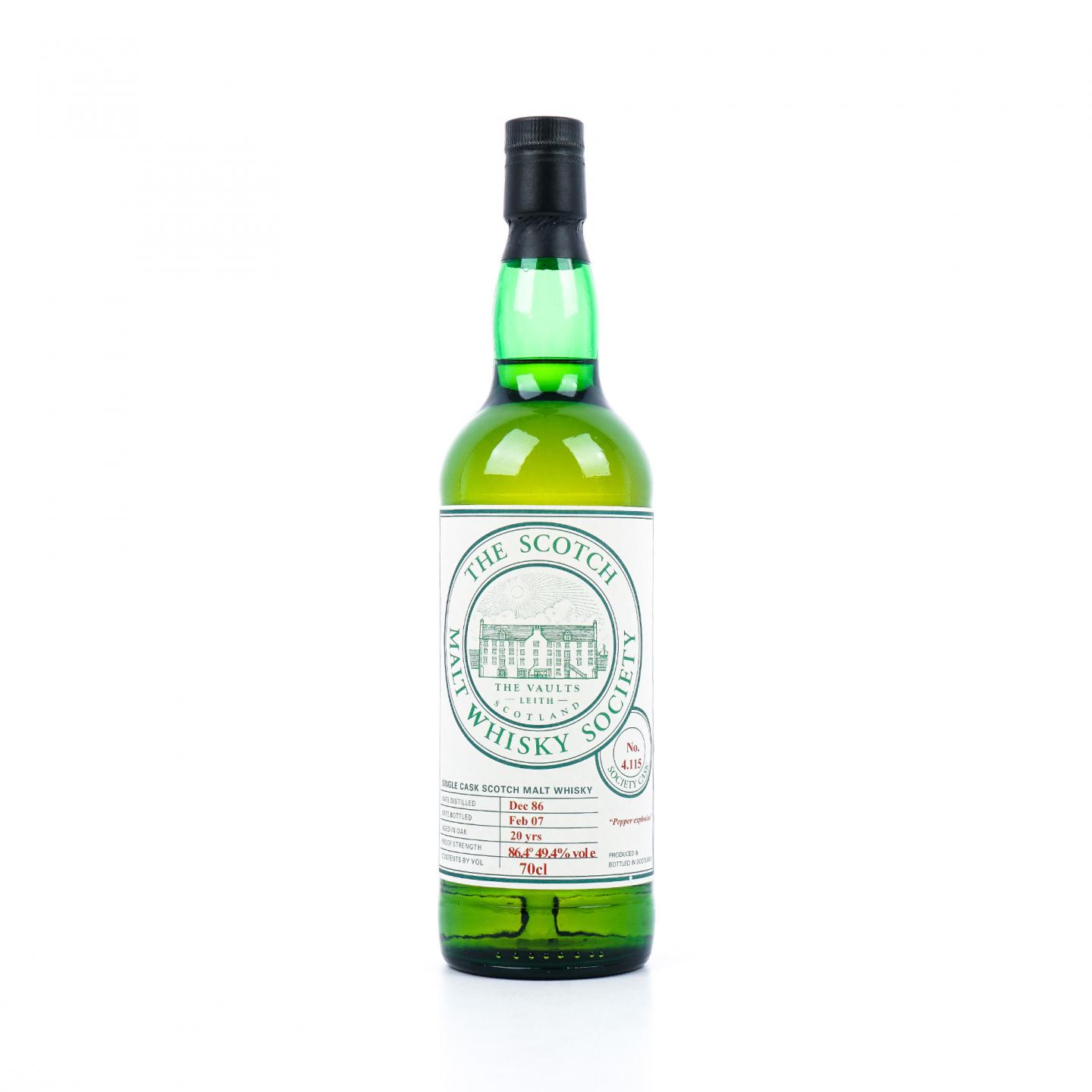 SMWS 4.115 高原骑士 20年 1986-2007 单桶