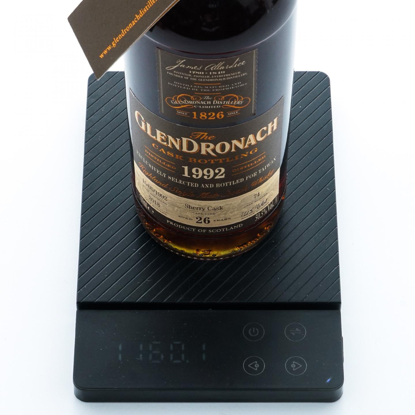 Glendronach 格兰多纳 26年 1992-2018 雪莉桶#74