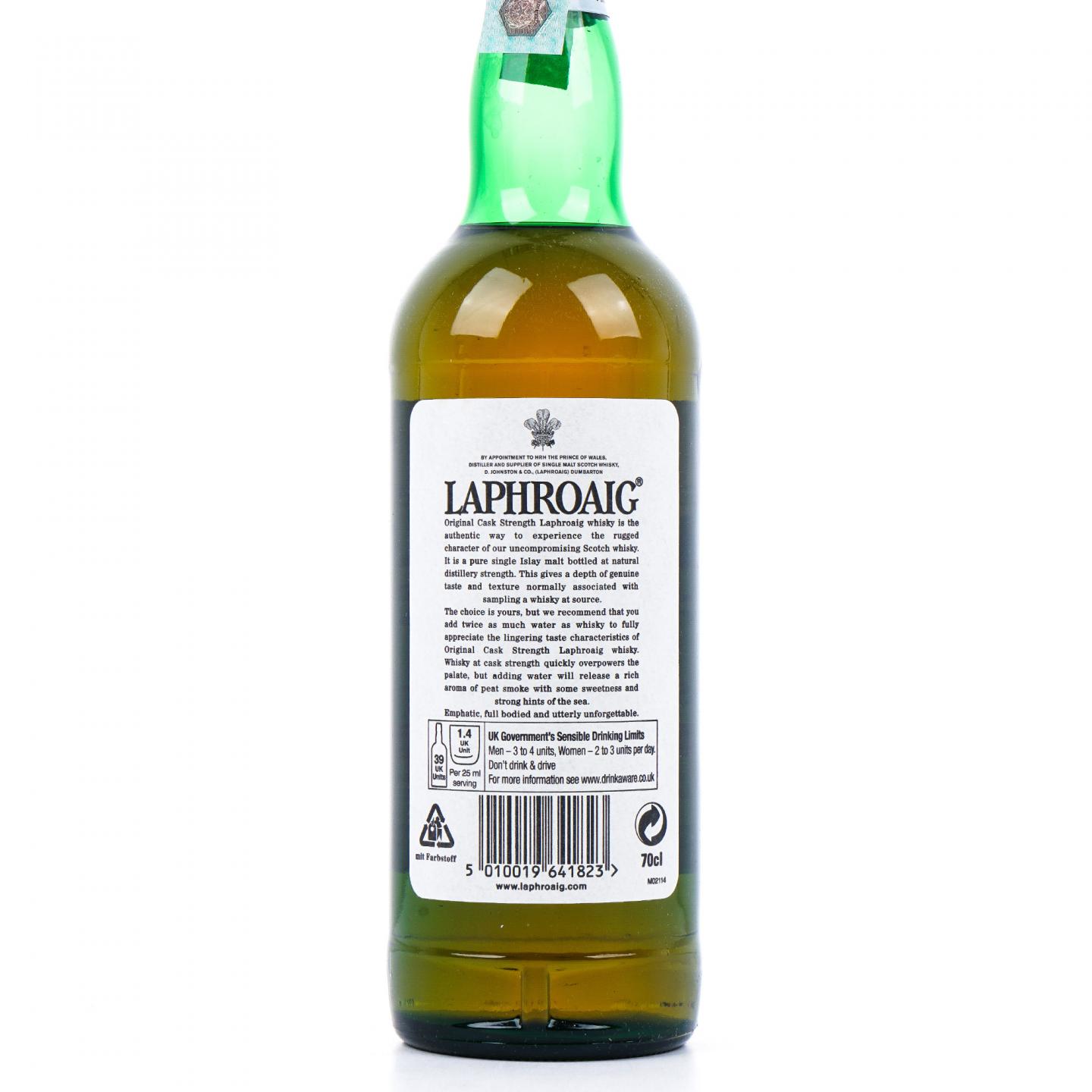 Laphroaig 拉弗格 10年 桶强 小红标 55.7%vol.