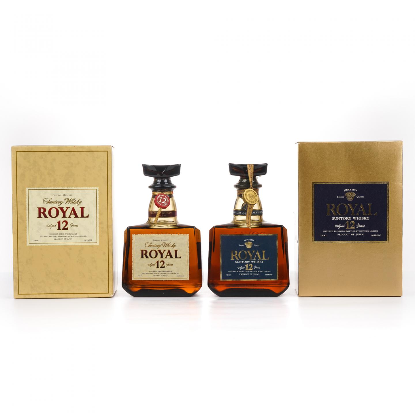 三得利 Royal 12年 调和 700ml+720ml