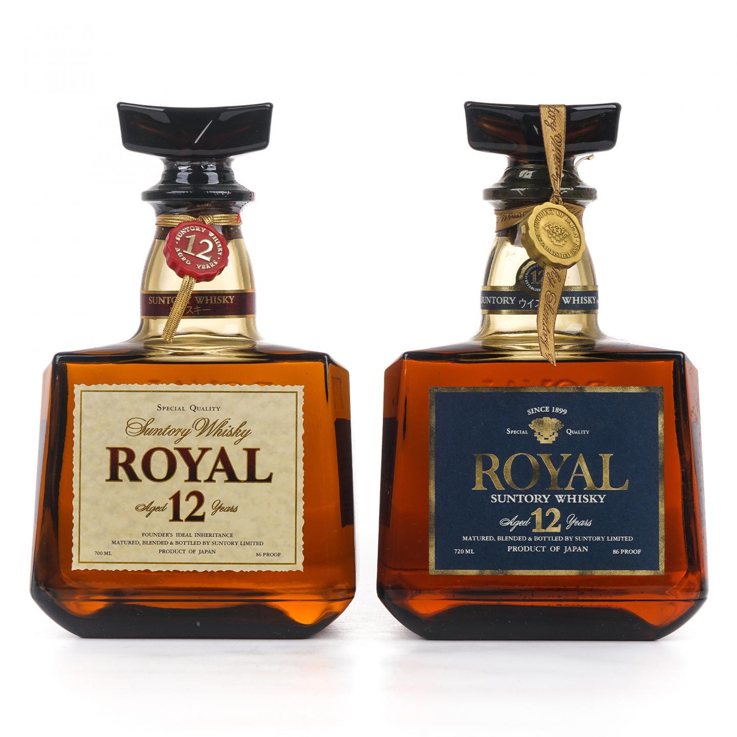 三得利 Royal 12年 调和 700ml+720ml