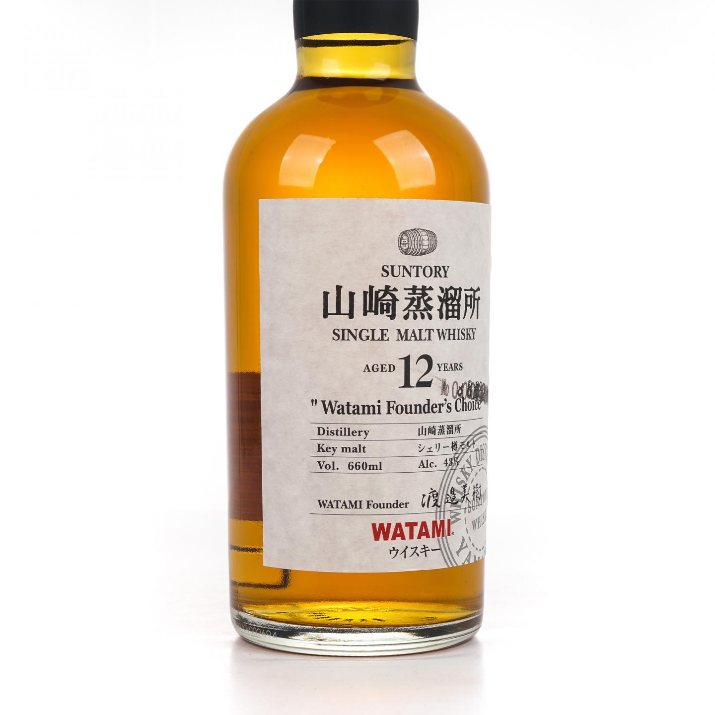 山崎 12年 渡边美树 Watami Founder’s Choice 660ML