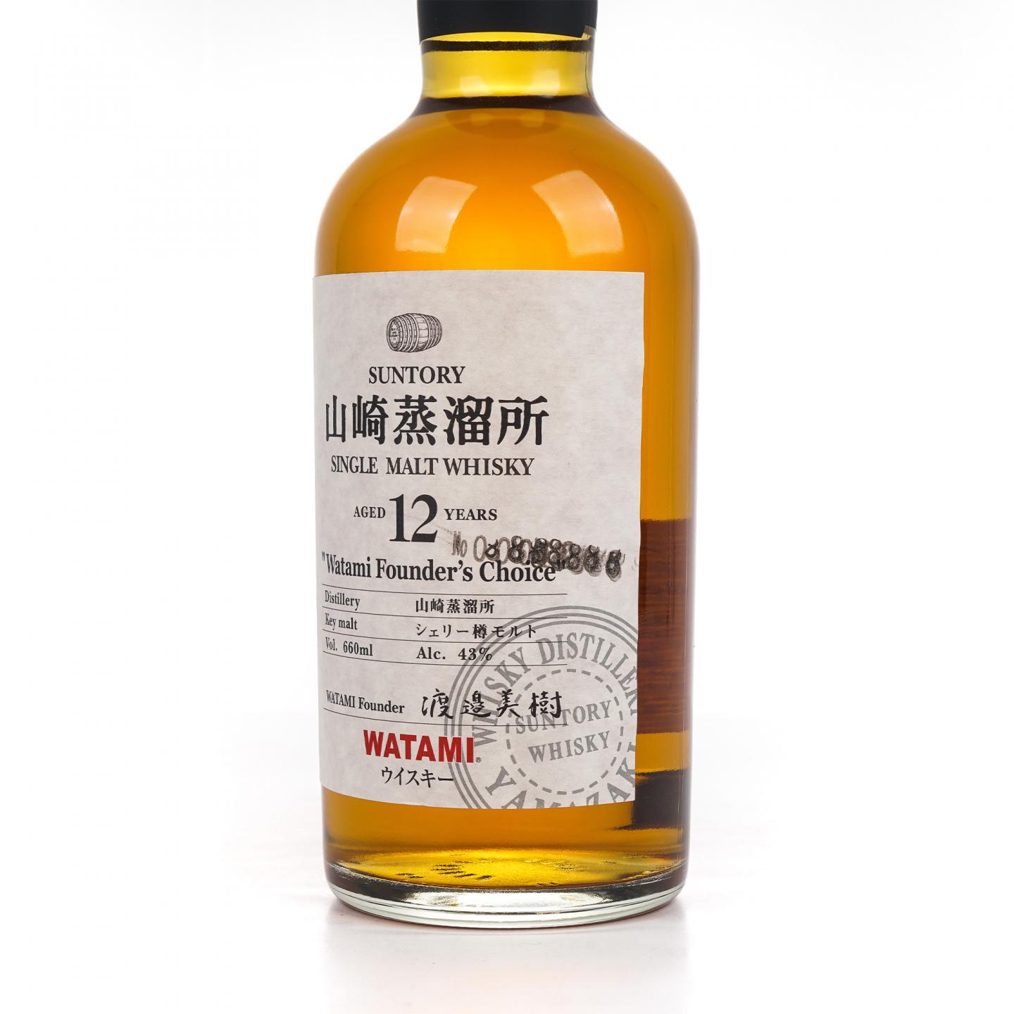 山崎 12年 渡边美树 Watami Founder’s Choice 660ML