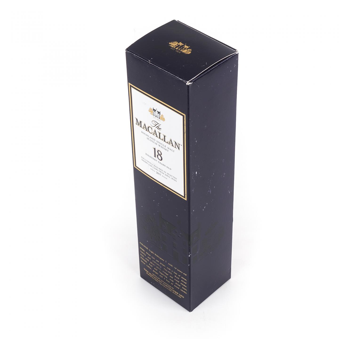 Macallan 麦卡伦 18年 2017 雪莉桶