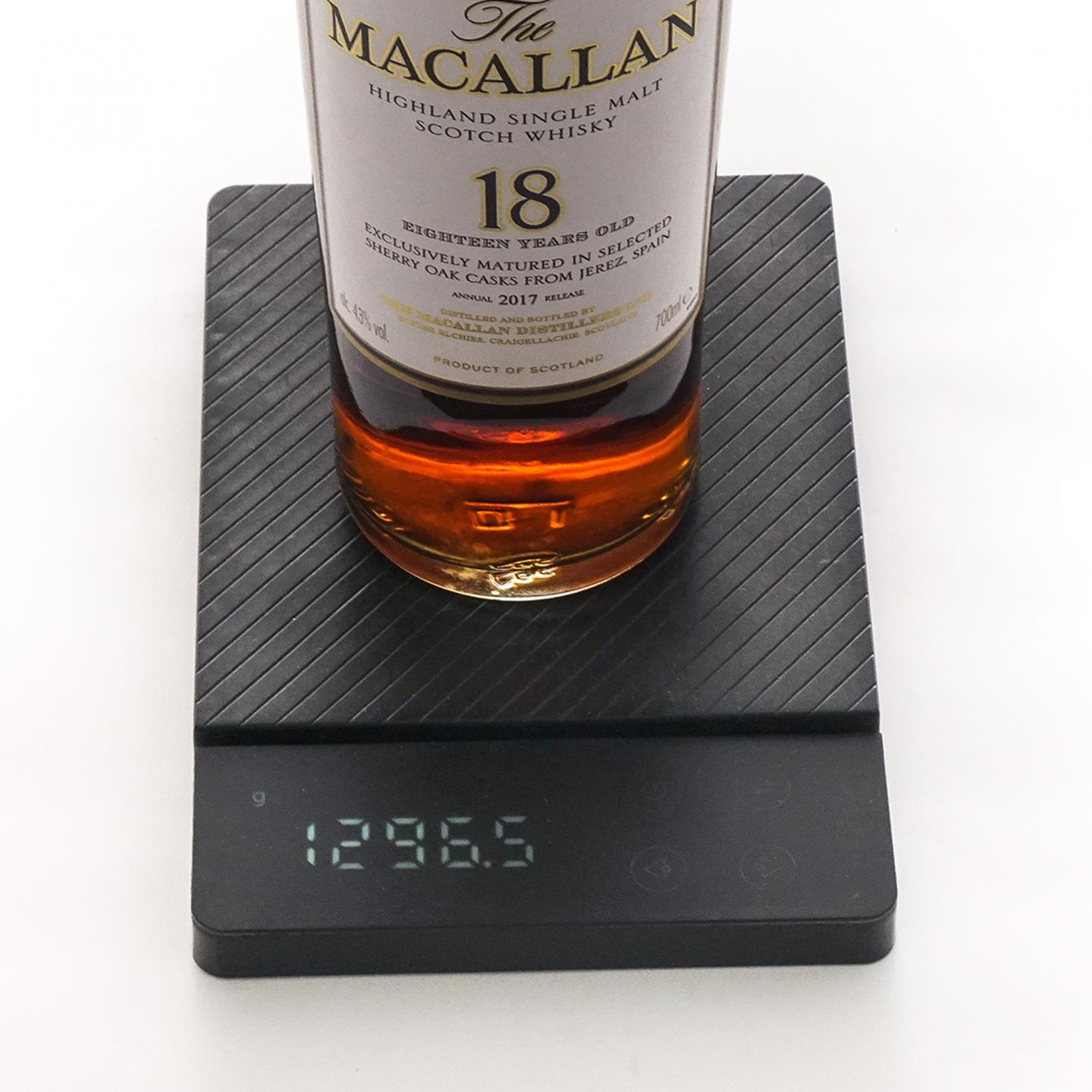 Macallan 麦卡伦 18年 2017 雪莉桶