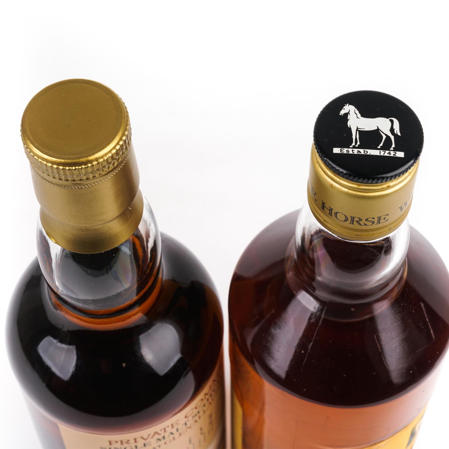 格兰纳里奇 25年 爱乌罕四骏图之超洱骢/白马 8年 700ml+750ml 2瓶组