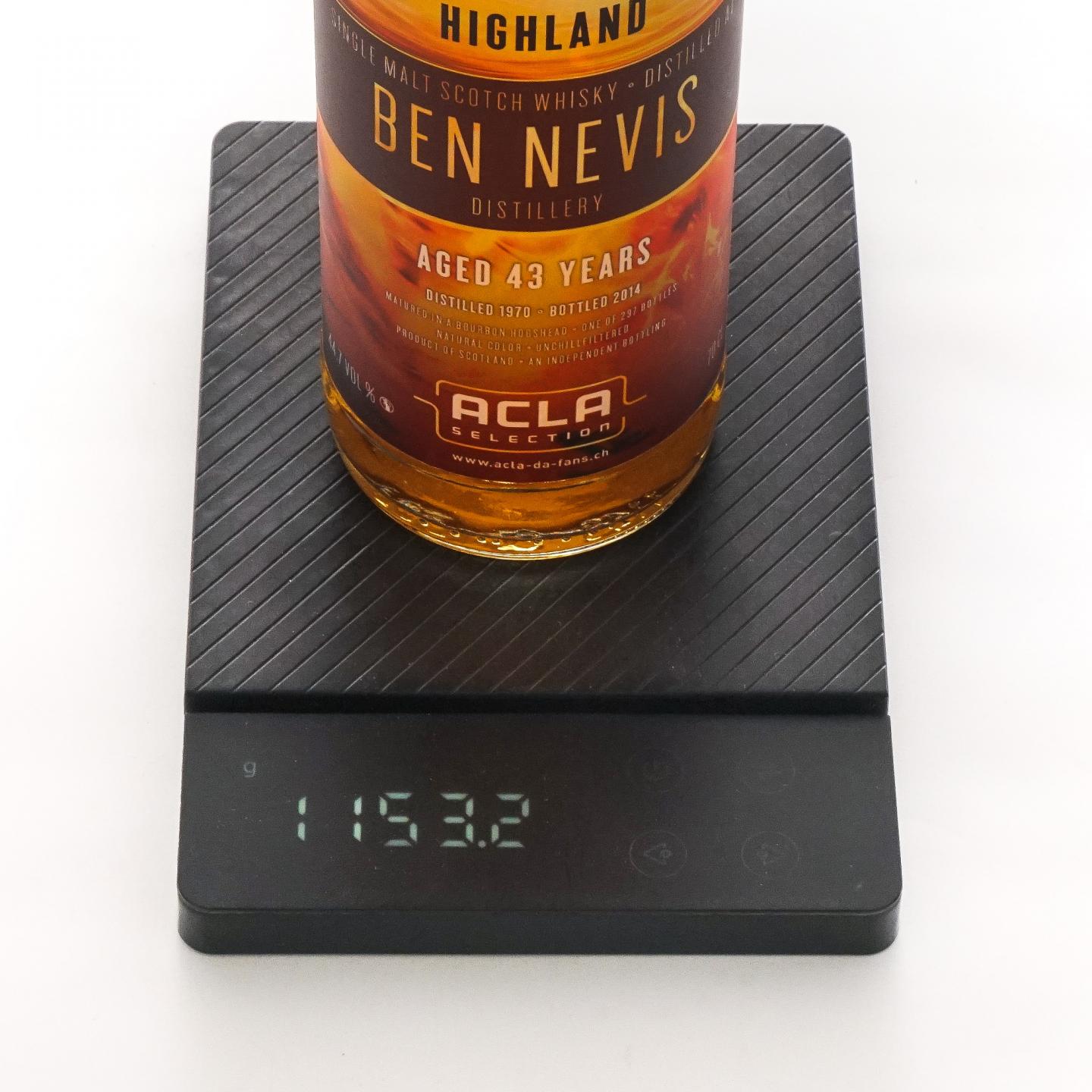 Ben Nevis 本尼维斯 43年 1970-2014 AdF 700ml