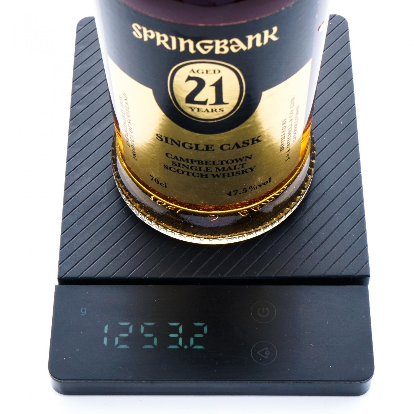 Springbank 云顶 21年 2016 单桶