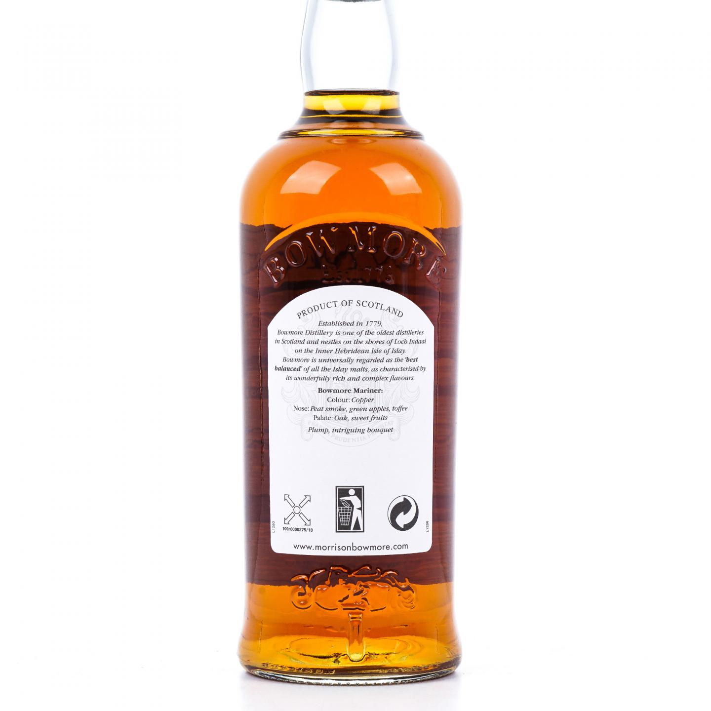 Bowmore 波摩 15年 Mariner 海鸥标