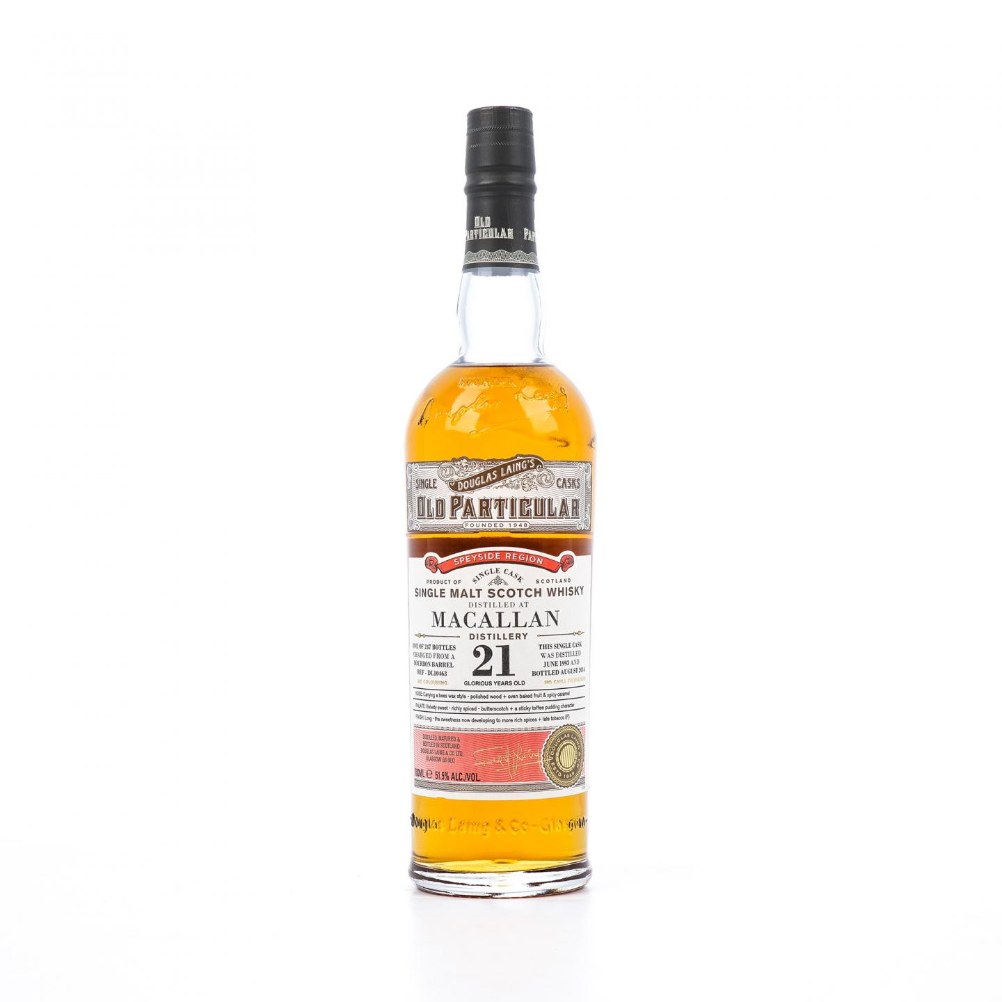 Macallan 麦卡伦 21年 1993-2014 DL Old Particular