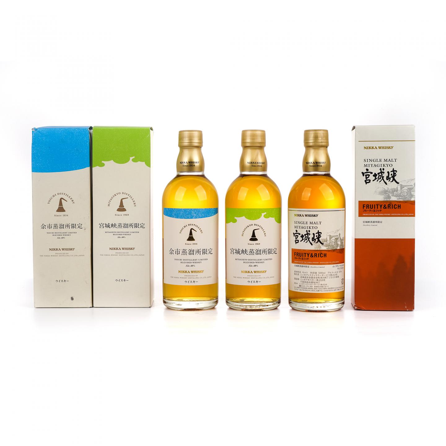 余市/宫城峡蒸馏所限定 500ml*3支组