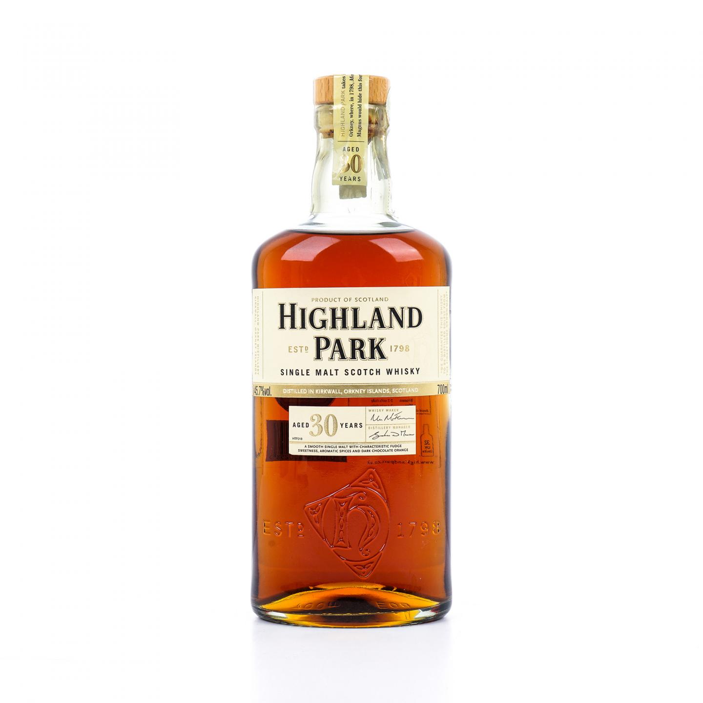 Highland Park 高原骑士 30年 木盒 非原盒