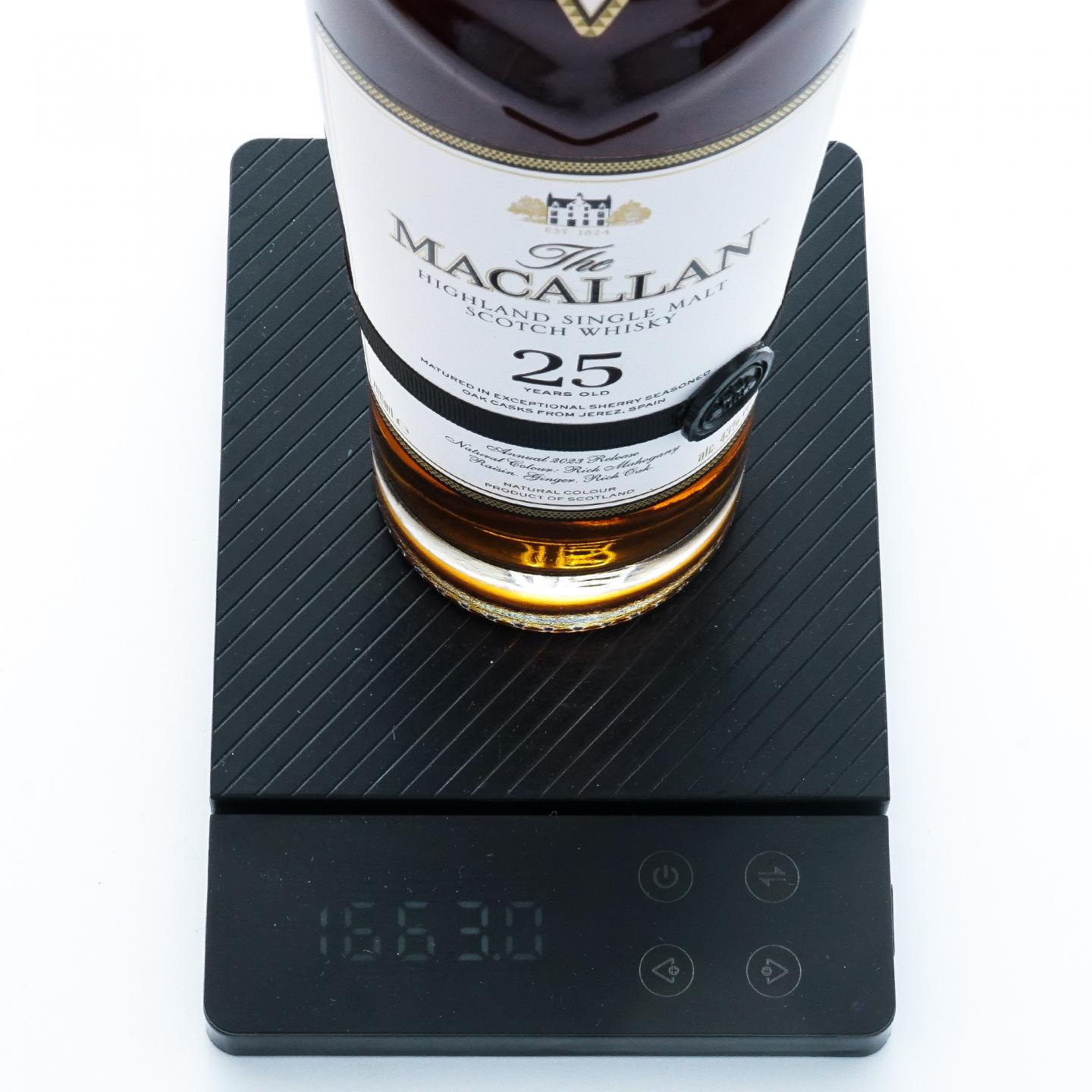【附X光图】Macallan 麦卡伦 25年 2023 黑腰带 雪莉桶 木礼盒