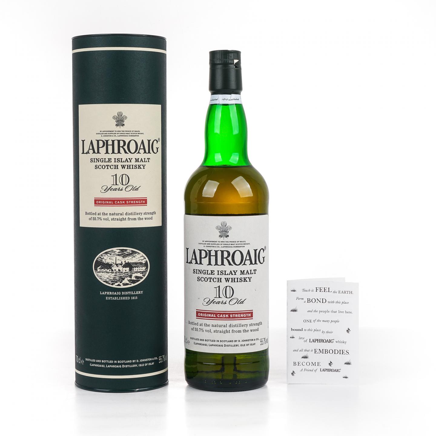 Laphroaig 拉弗格 10年 桶强 小红标 55.7%vol. 700ml