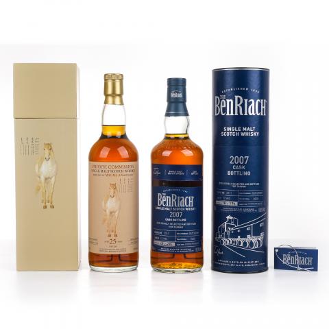 秘密斯佩塞 25年 2000 爱乌罕四骏图之凌昆白 雪莉桶/本利亚克 13年 2瓶组