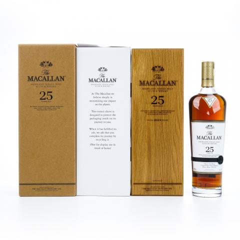 【附X光图】Macallan 麦卡伦 25年 2023 黑腰带 雪莉桶 木礼盒