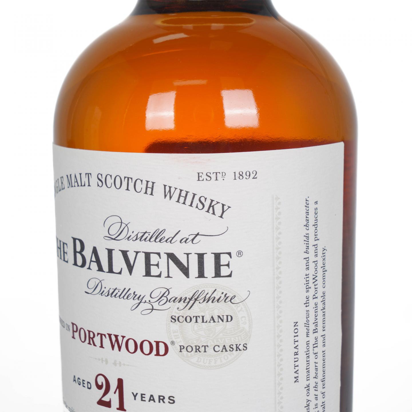 Balvenie 百富 21年 波特桶后熟 700ml