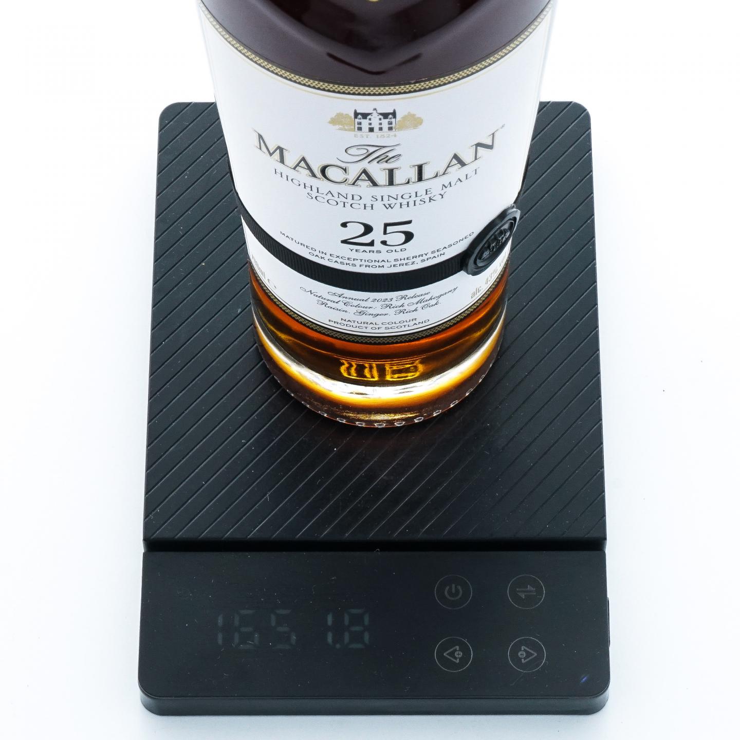 【附X光图】Macallan 麦卡伦 25年 2023 雪莉桶 黑腰带 木礼盒 700ml