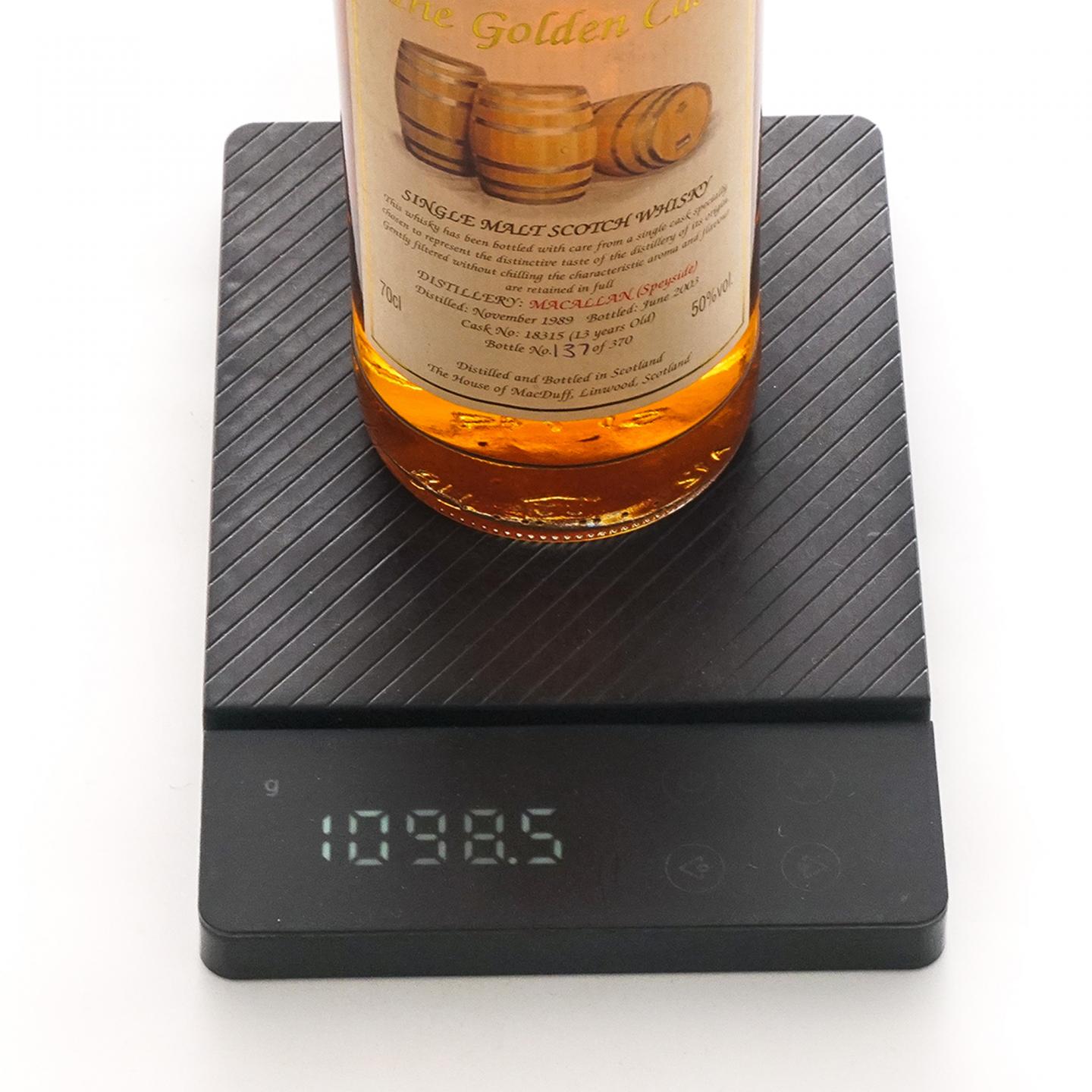 Macallan 麦卡伦 13年 1989-2003 The Golden Cask