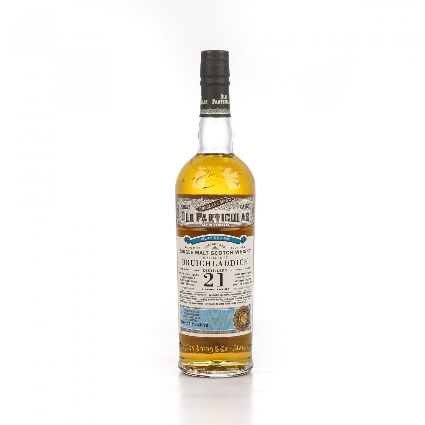 Bruichladdich 布赫拉迪 21年 1993-2015 单桶 DL 10706