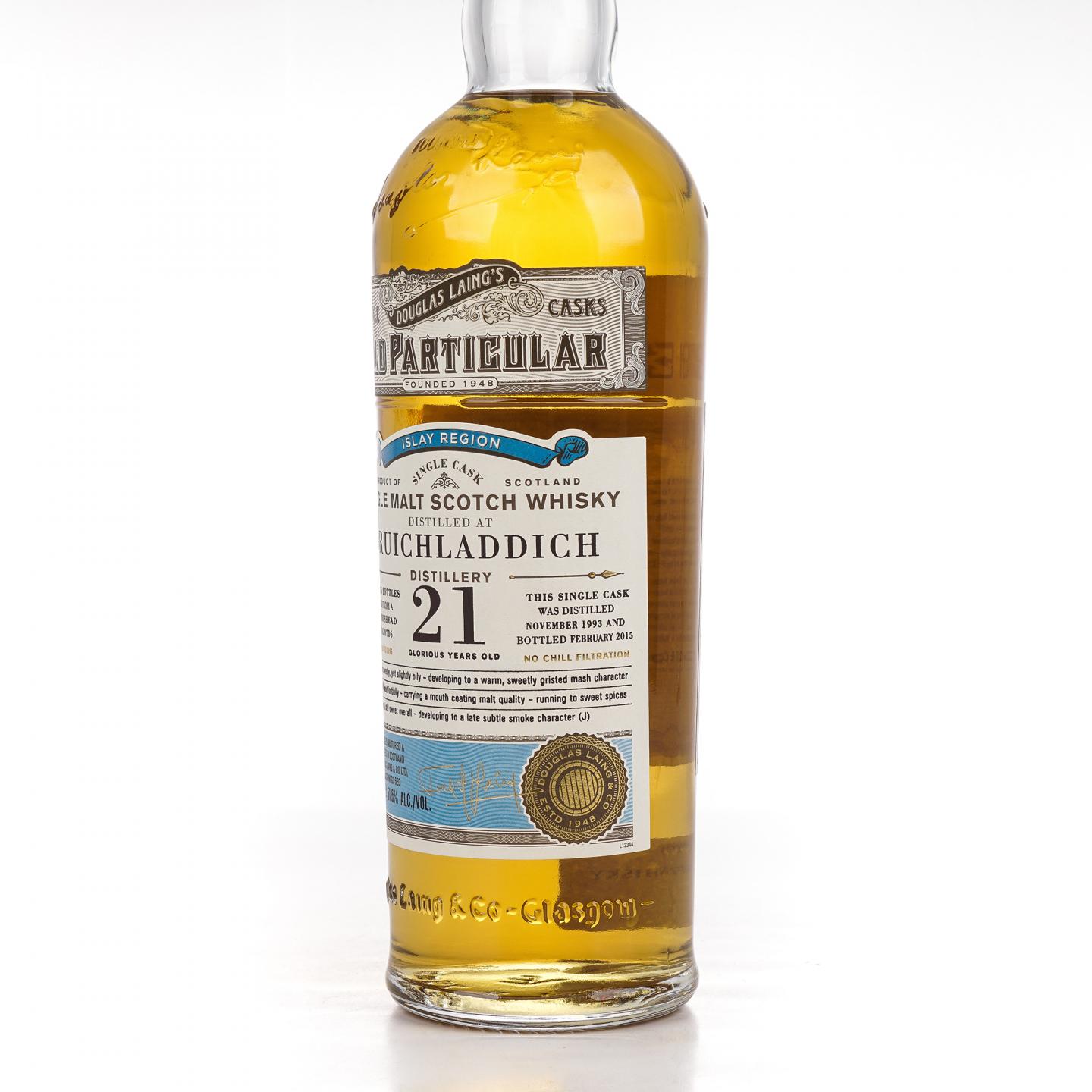 Bruichladdich 布赫拉迪 21年 1993-2015 单桶 DL 10706