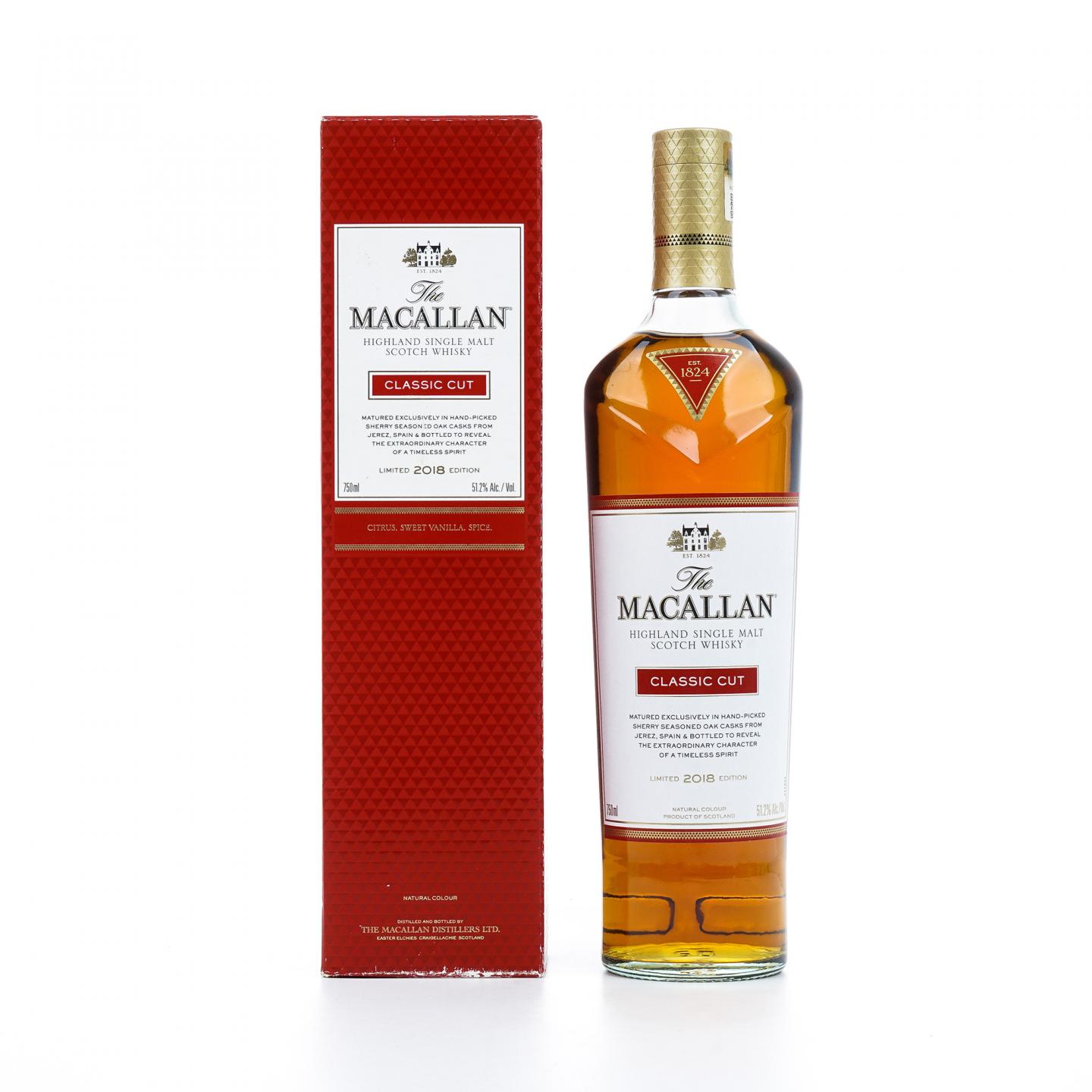 【附X光图】Macallan 麦卡伦 Classic Cut 2018 精粹 750ml