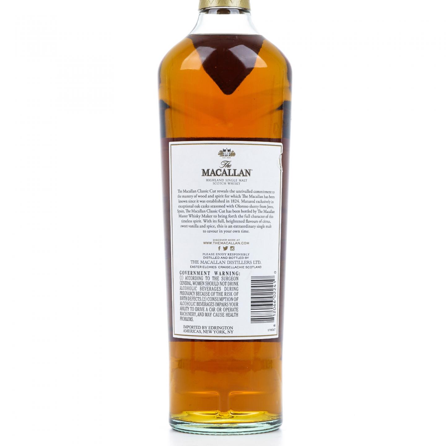 【附X光图】Macallan 麦卡伦 Classic Cut 2018 精粹 750ml