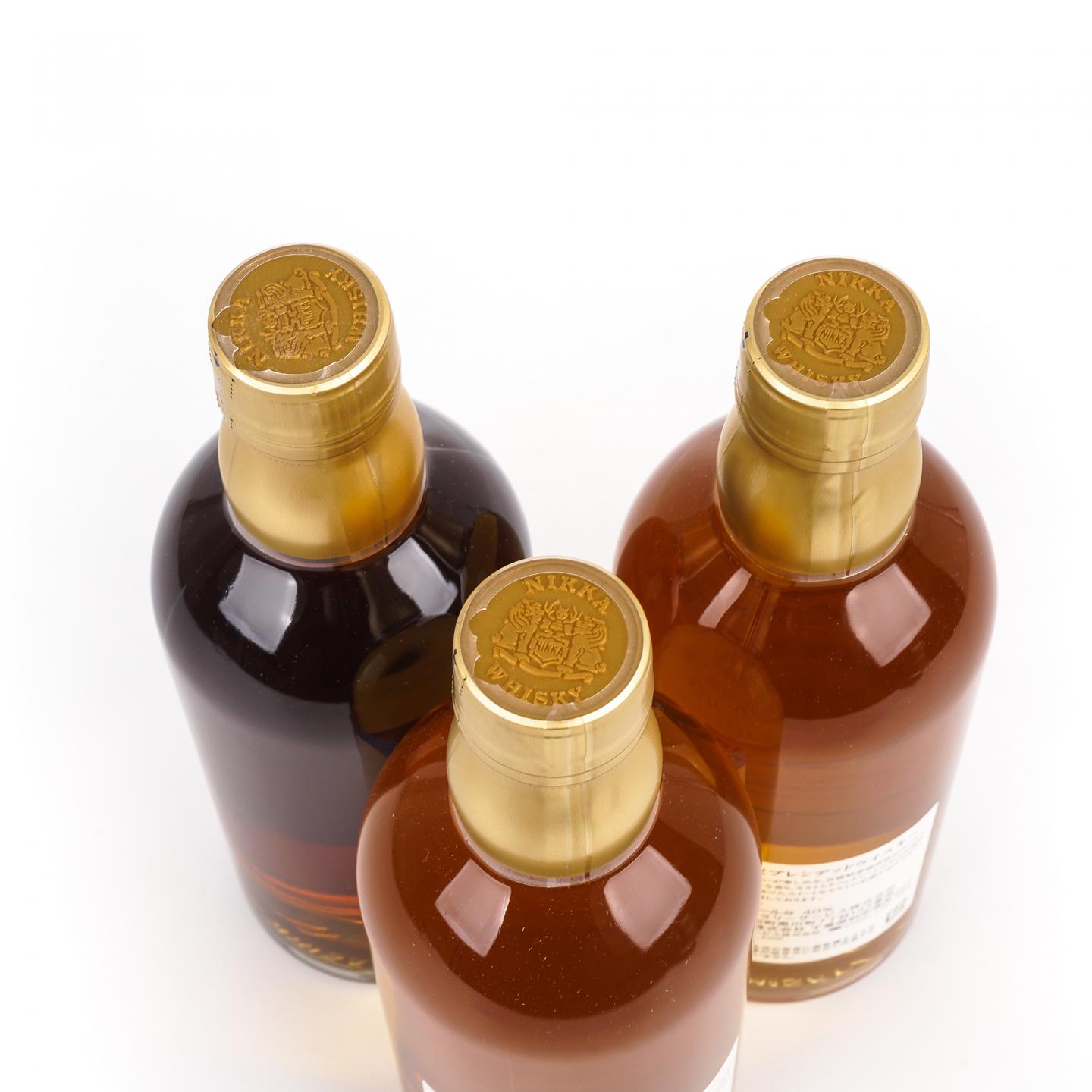 余市/宫城峡蒸馏所限定 调和/单麦 500ml *3支组