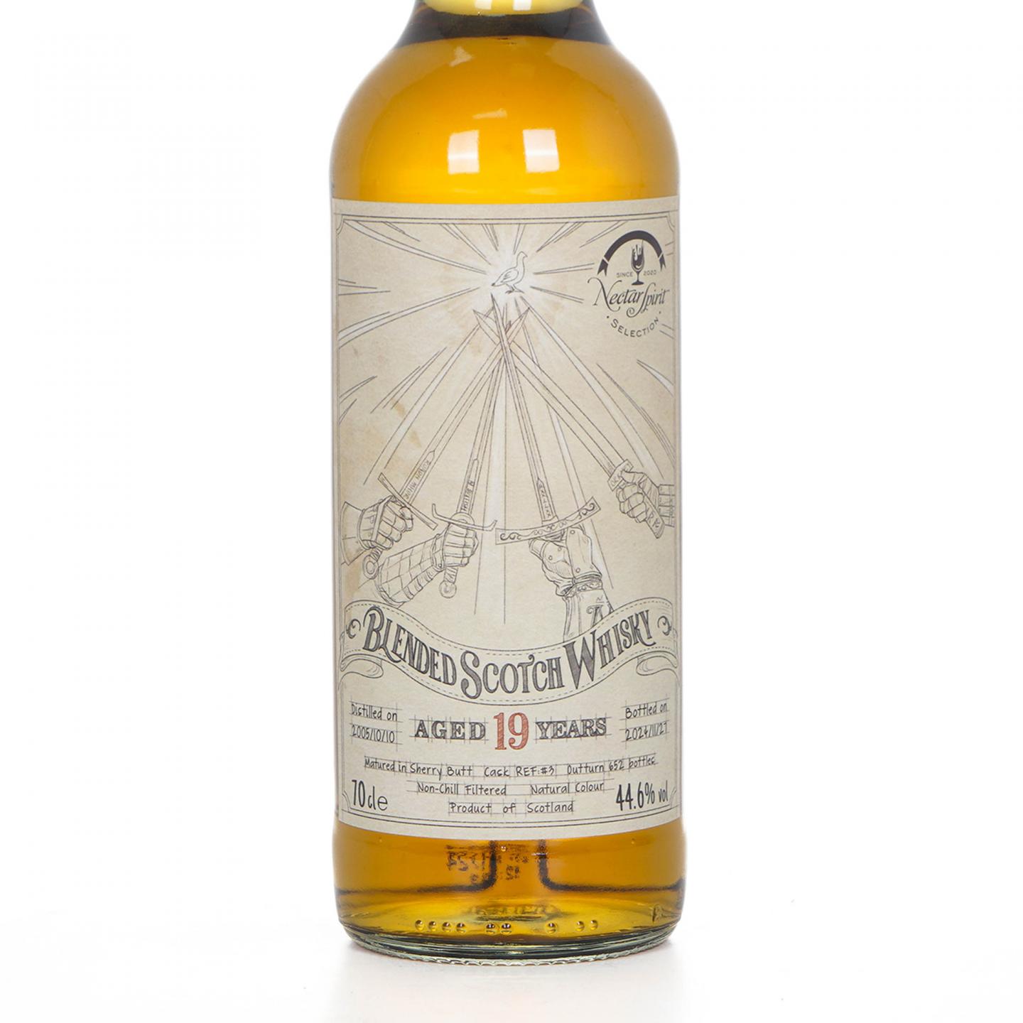 苏格兰调和 19年 2005-2024 雪莉桶#3 NSpS 44.6%vol.