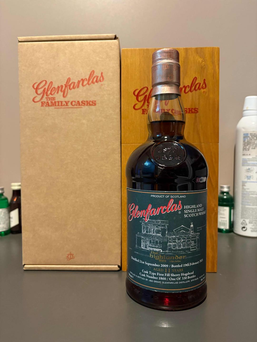 格兰花格11年初填雪莉for秩父酒吧