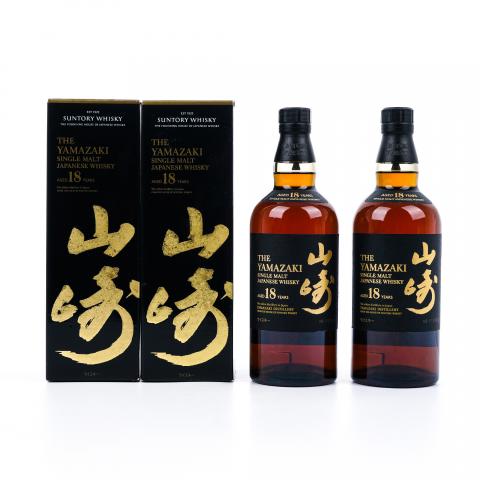 山崎 18年 金字黑标 700ml*2