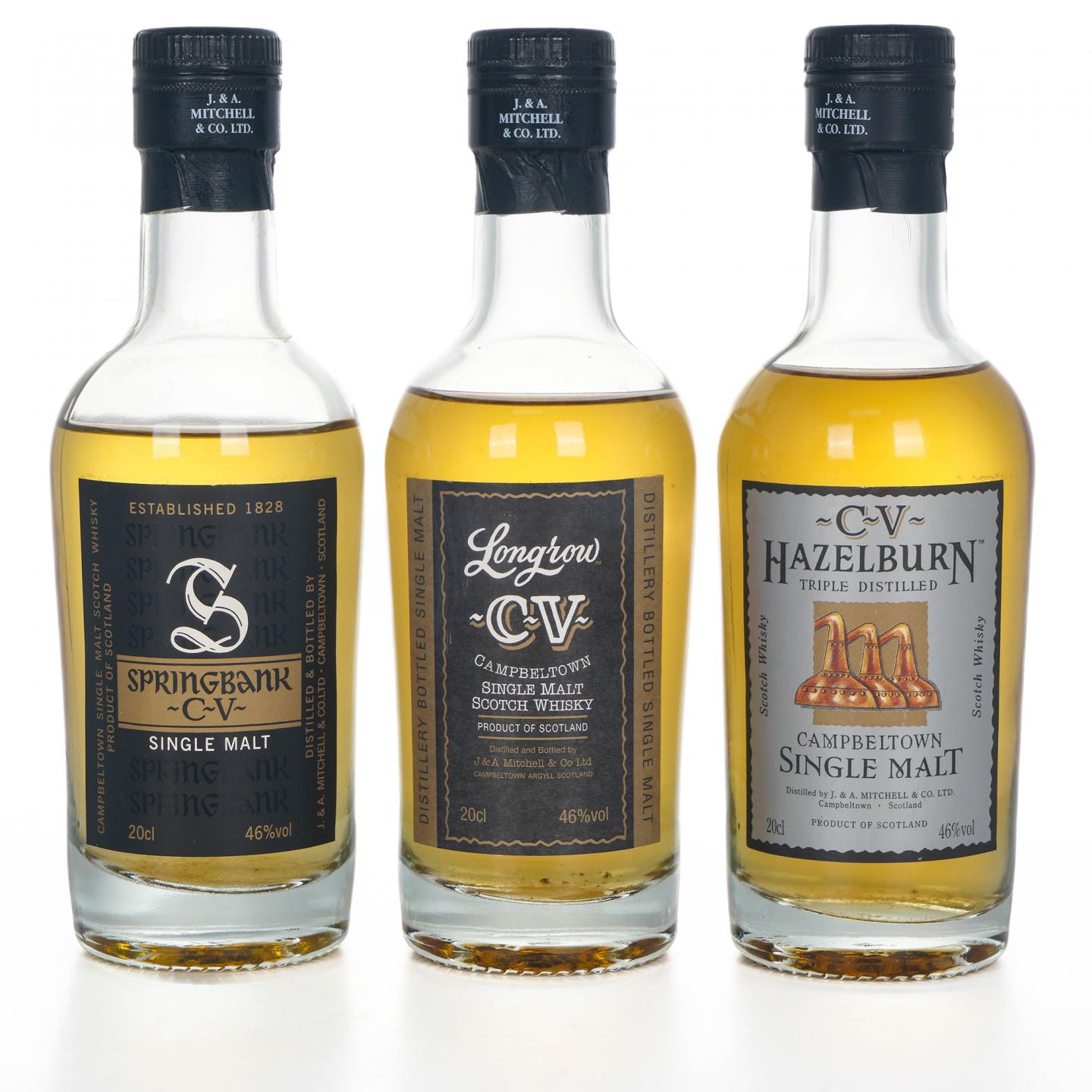 【中样】Campbeltown 云顶/哈索本/朗格罗 CV 200ml *3瓶组