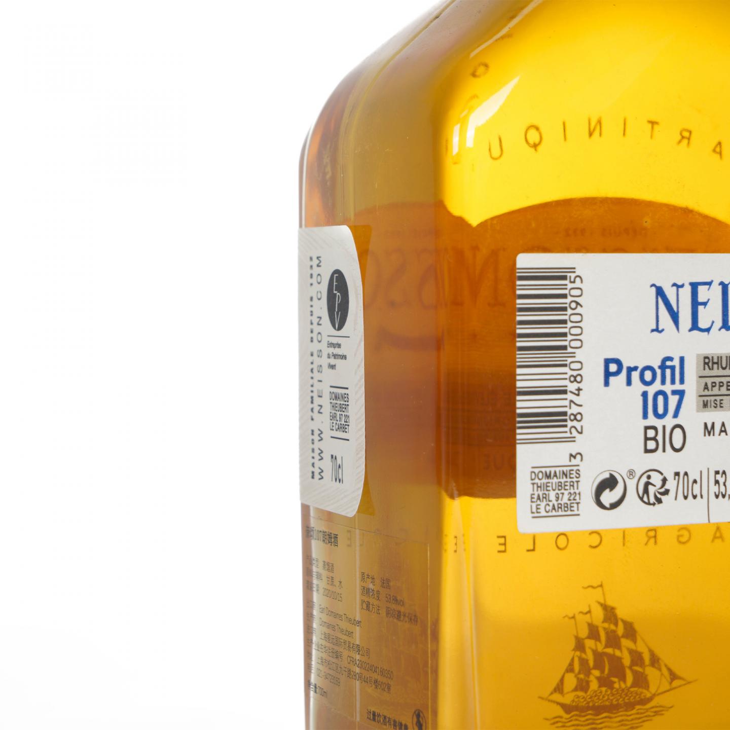 Neisson 2020 Profil 107 农业朗姆酒 53.8%