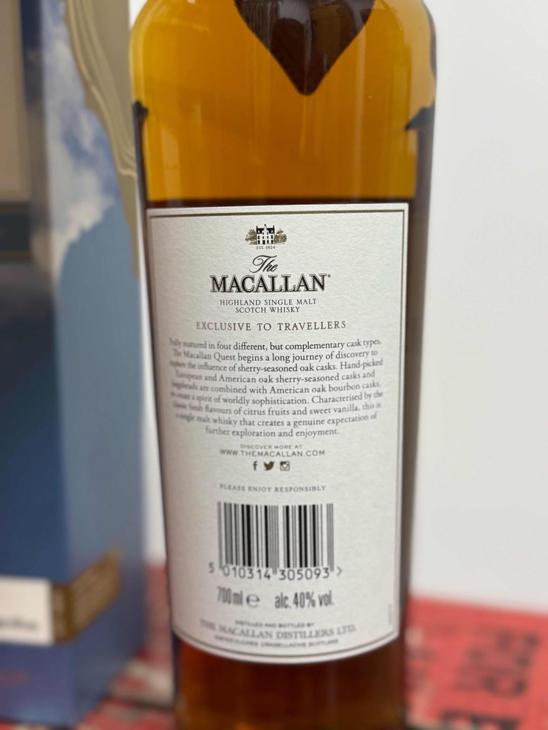 麦卡伦蓝天 系列版本 集邮收藏必备之一