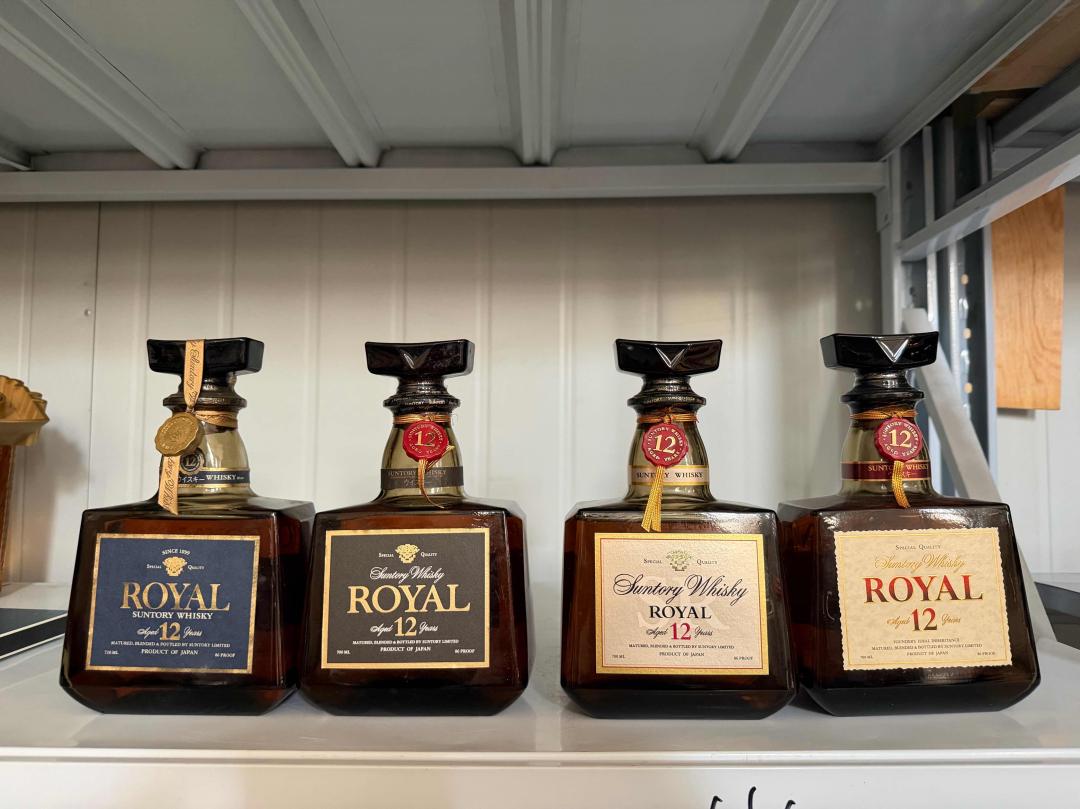 九十年代三得利落雅12年一组4瓶