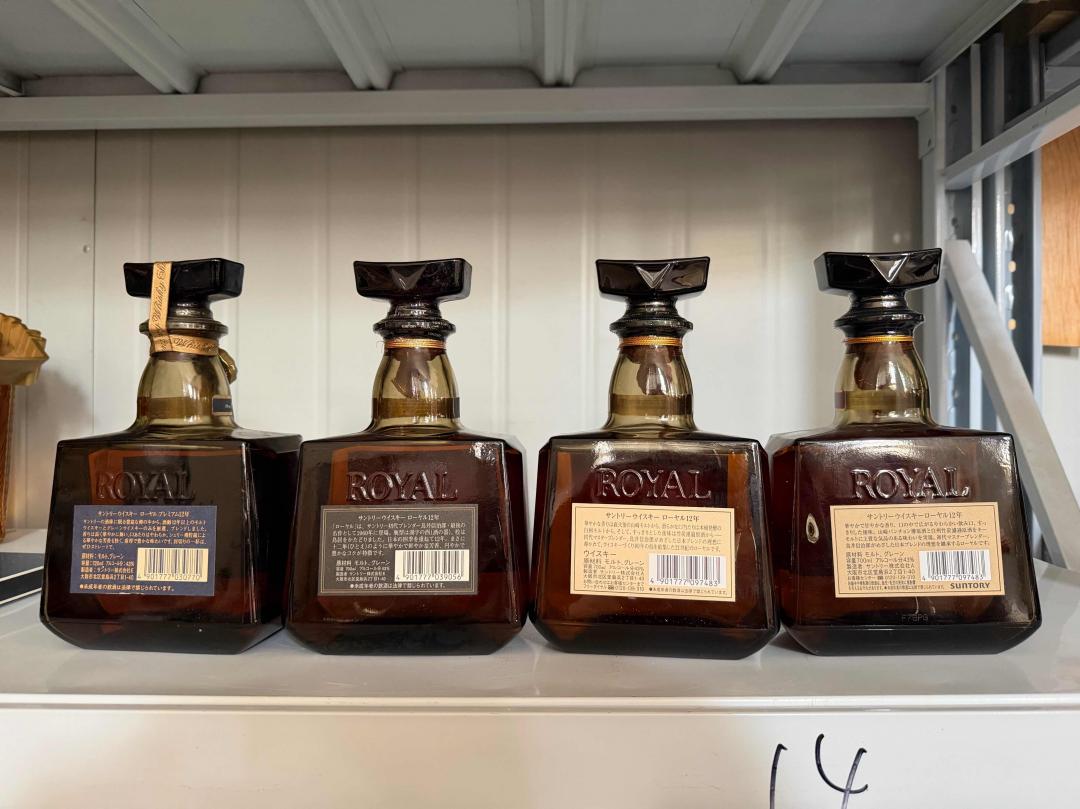 九十年代三得利落雅12年一组4瓶