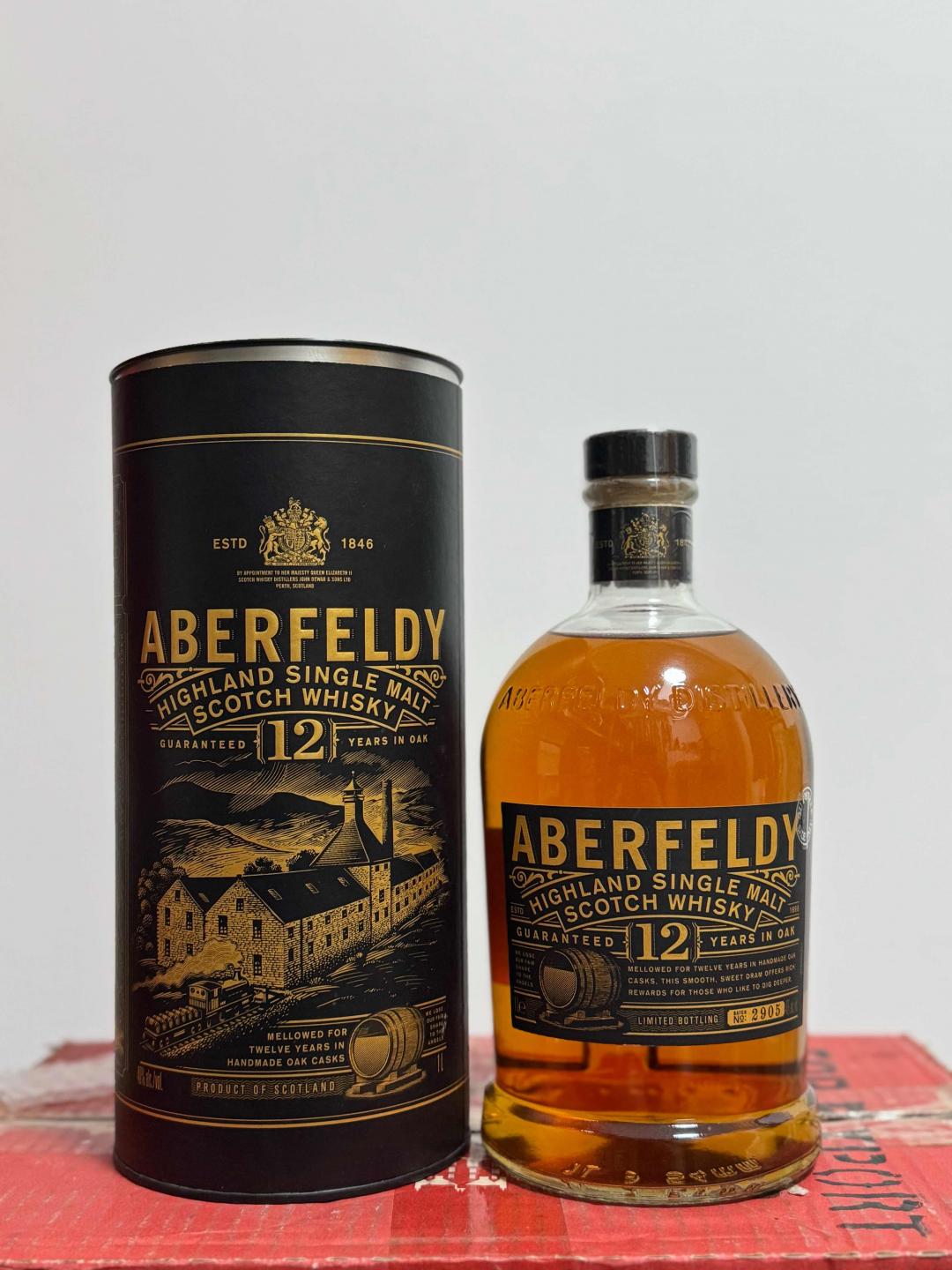 艾柏迪12年 1L装 大瓶又划算口粮