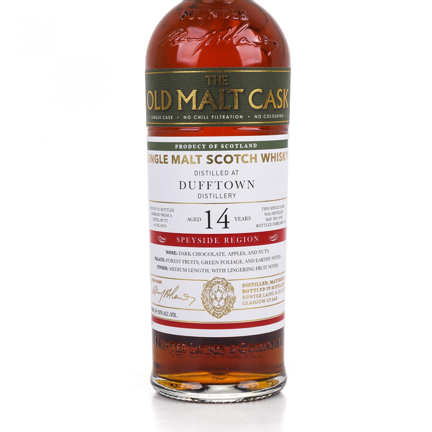 Dufftown 达夫镇 14年 2007-2022 单桶 HL 18976