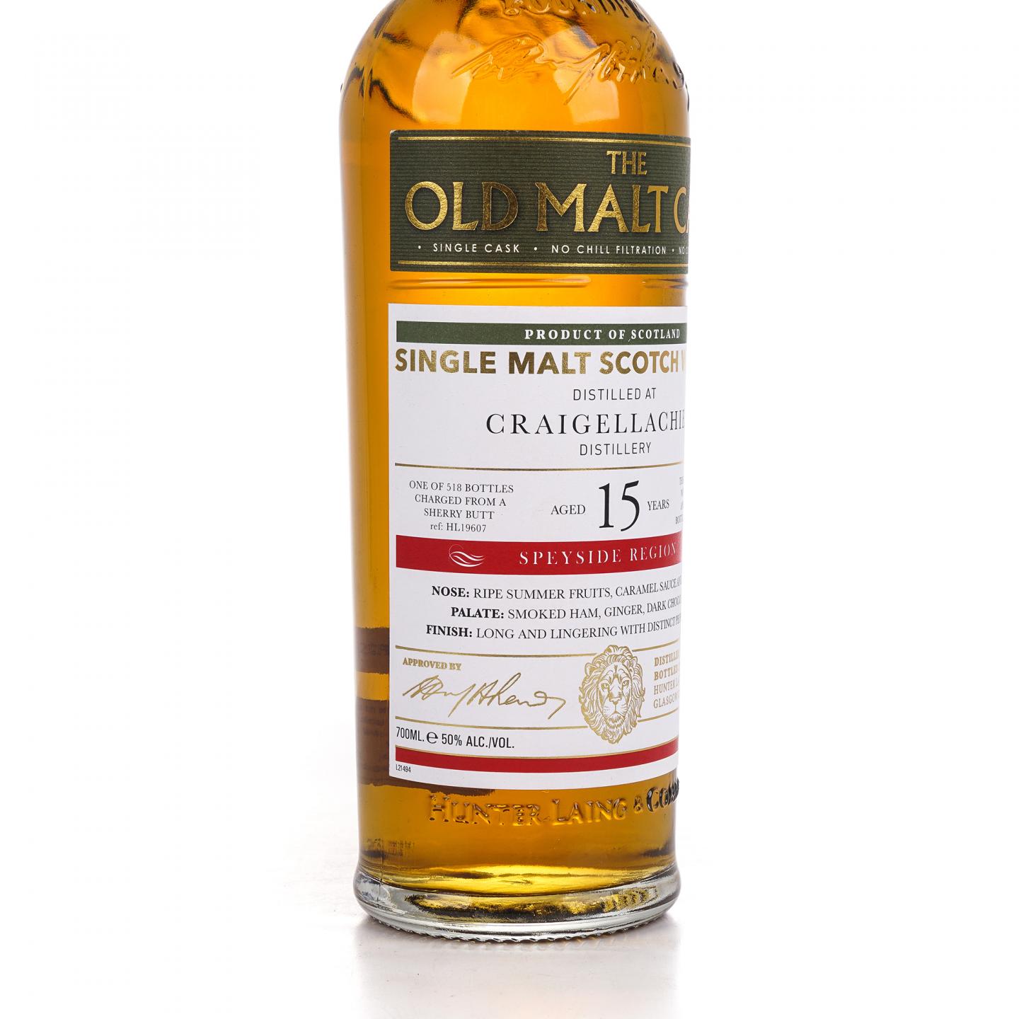 Craigellachie 克莱拉奇 15年 2007-2022 雪莉单桶#HL 19607