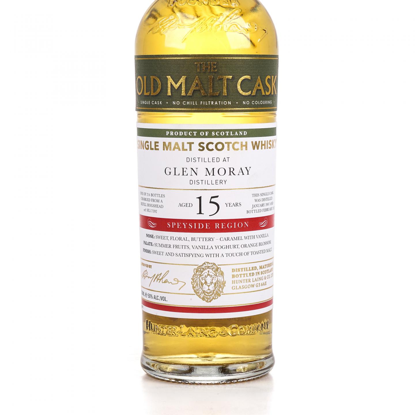 Glen Moray 格兰莫雷 15年 2007-2022 单桶 HL 17592
