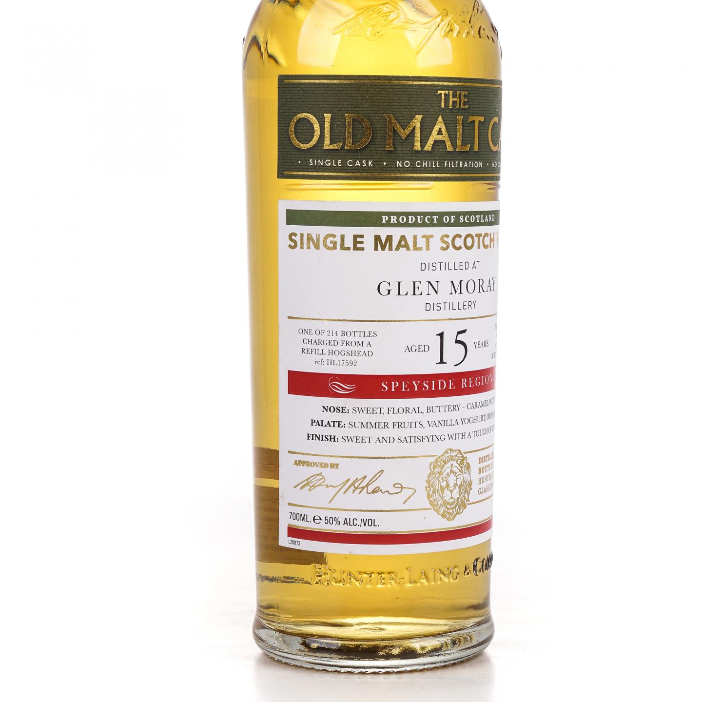 Glen Moray 格兰莫雷 15年 2007-2022 单桶 HL 17592