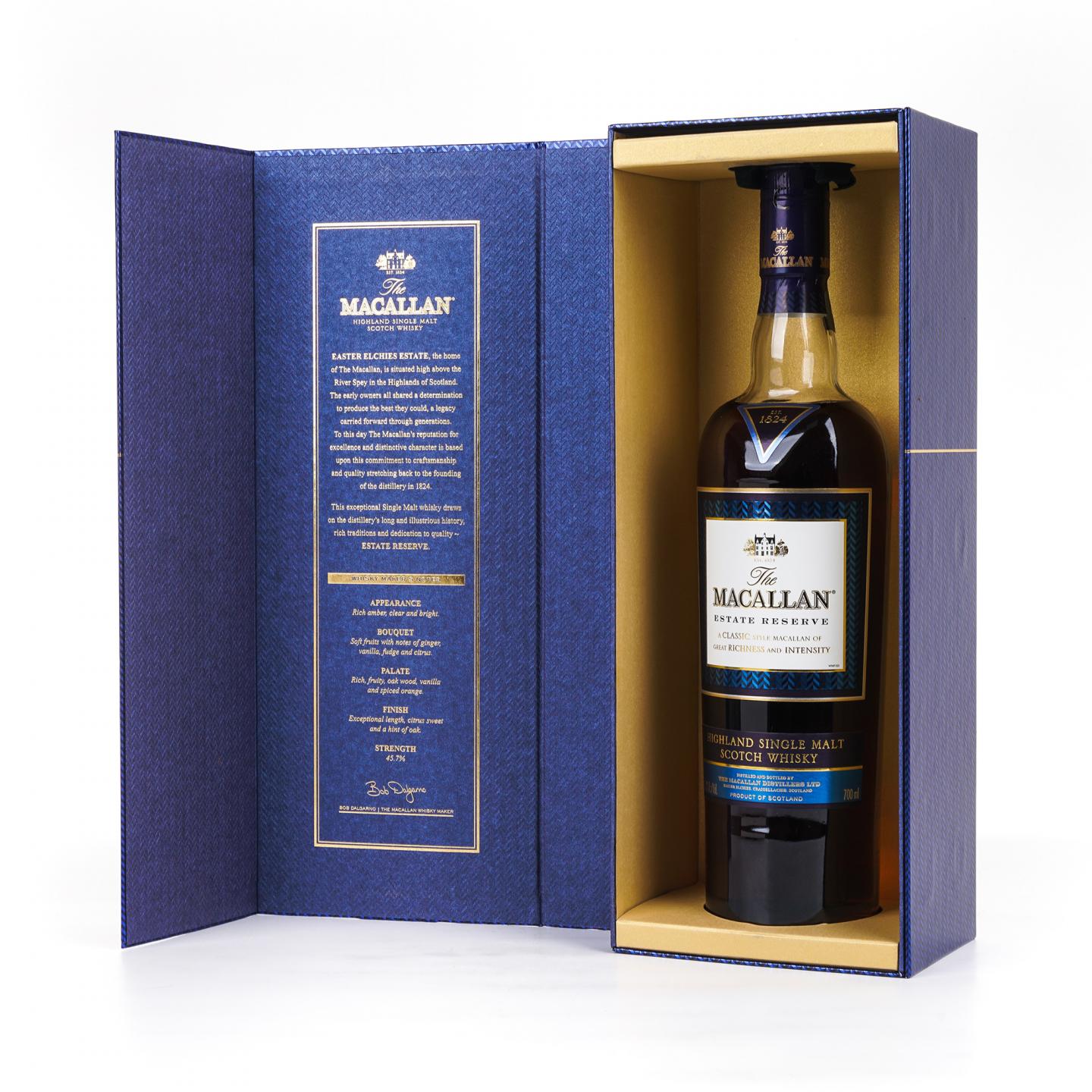 Macallan 麦卡伦 1824 Estate Reserve 蓝标酒庄珍藏