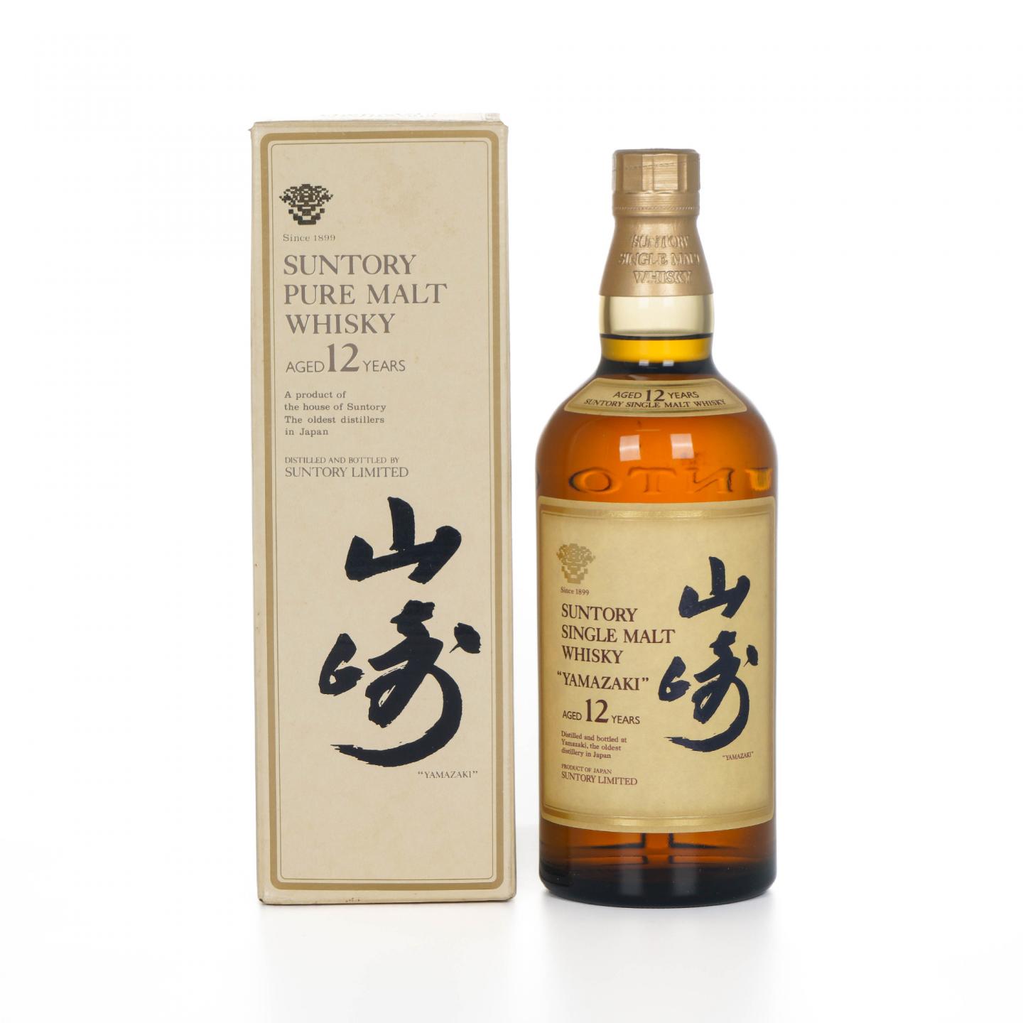 山崎 12年 金花标 750ml 非原盒