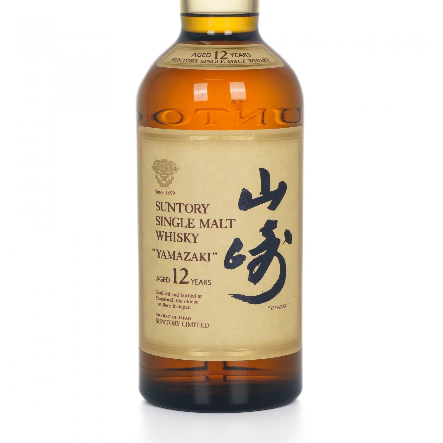 山崎 12年 金花标 750ml 非原盒