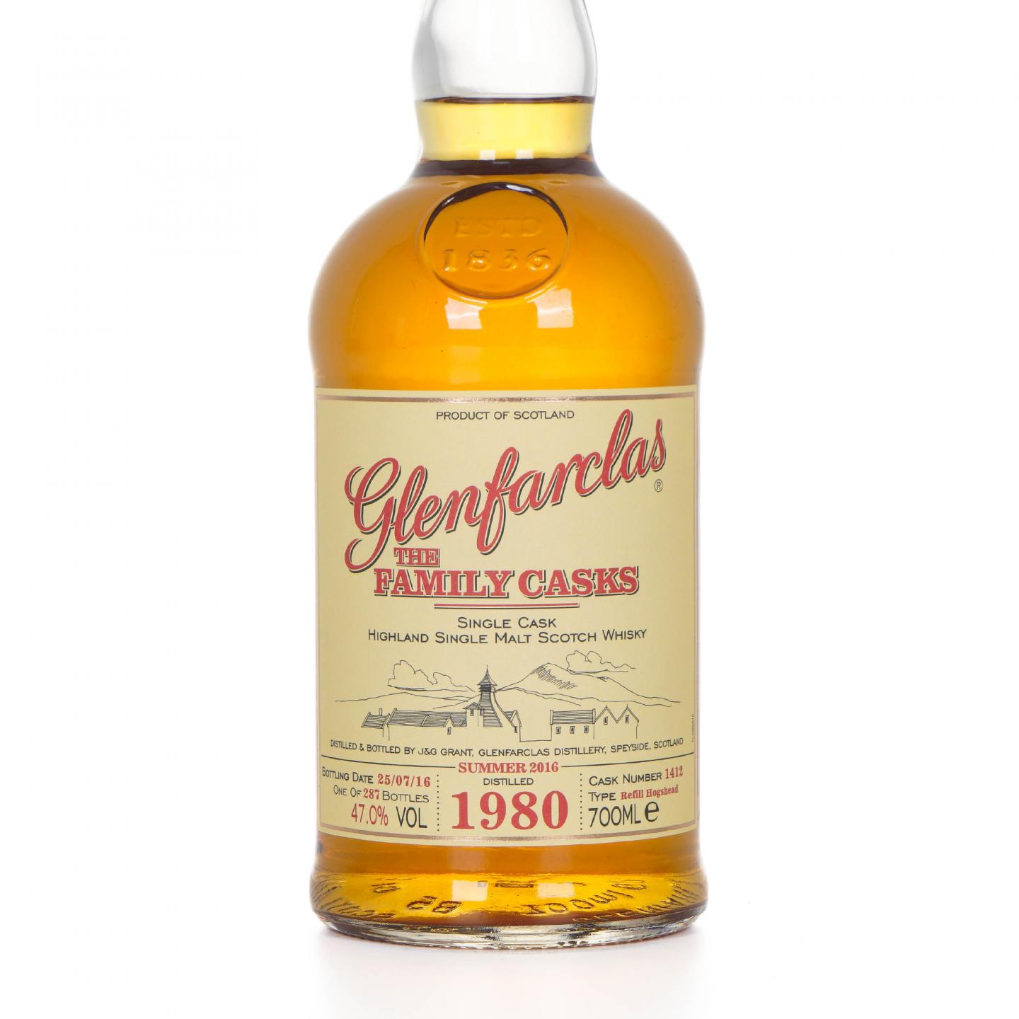 Glenfarclas 格兰花格 1980-2016 家族桶#1412