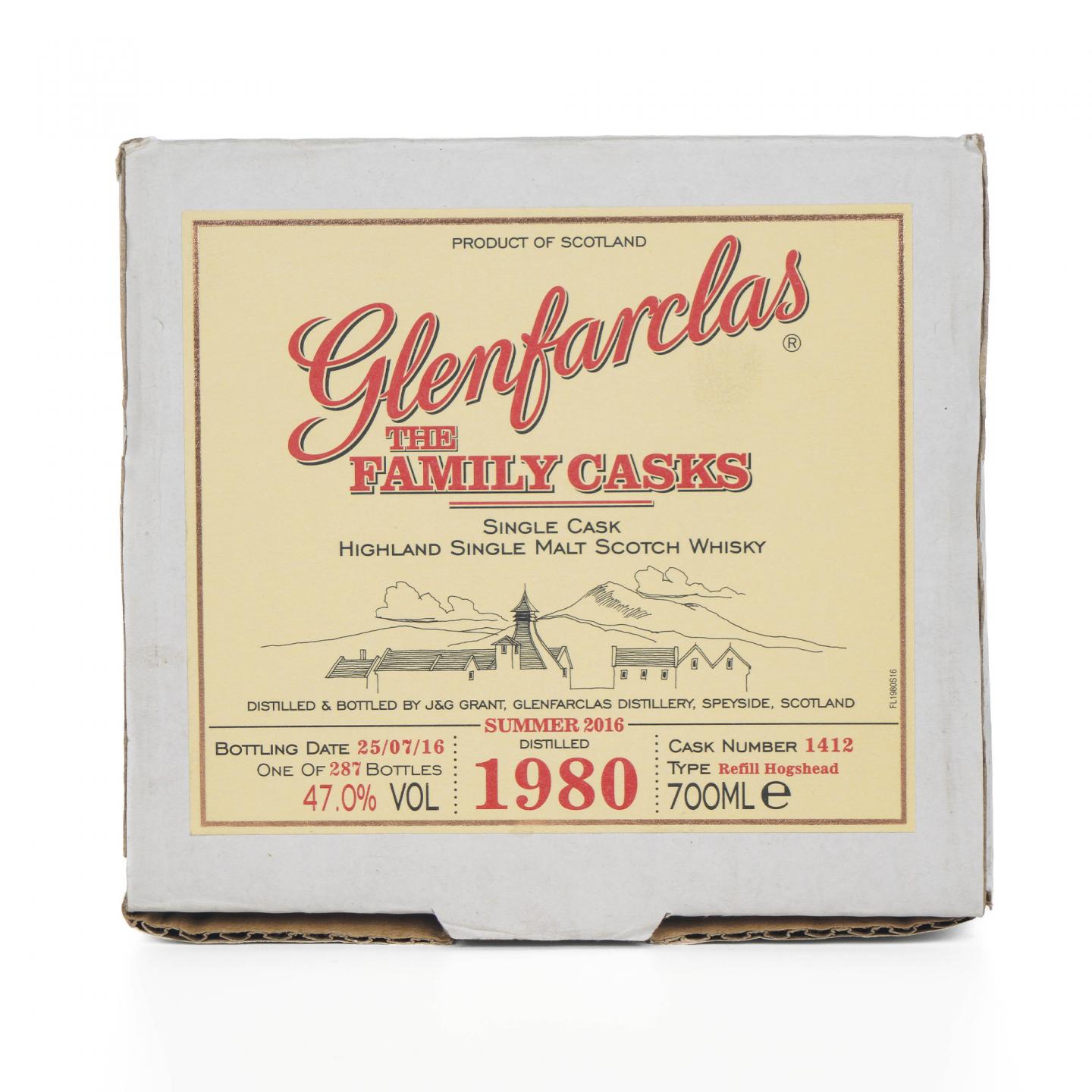 Glenfarclas 格兰花格 1980-2016 家族桶#1412