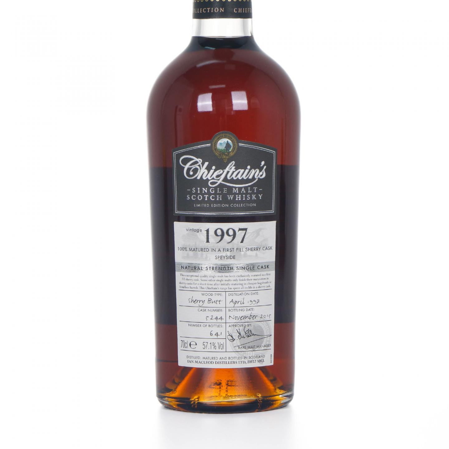 Chieftain's 老酋长 1997-2015 雪莉单桶#5244 IM