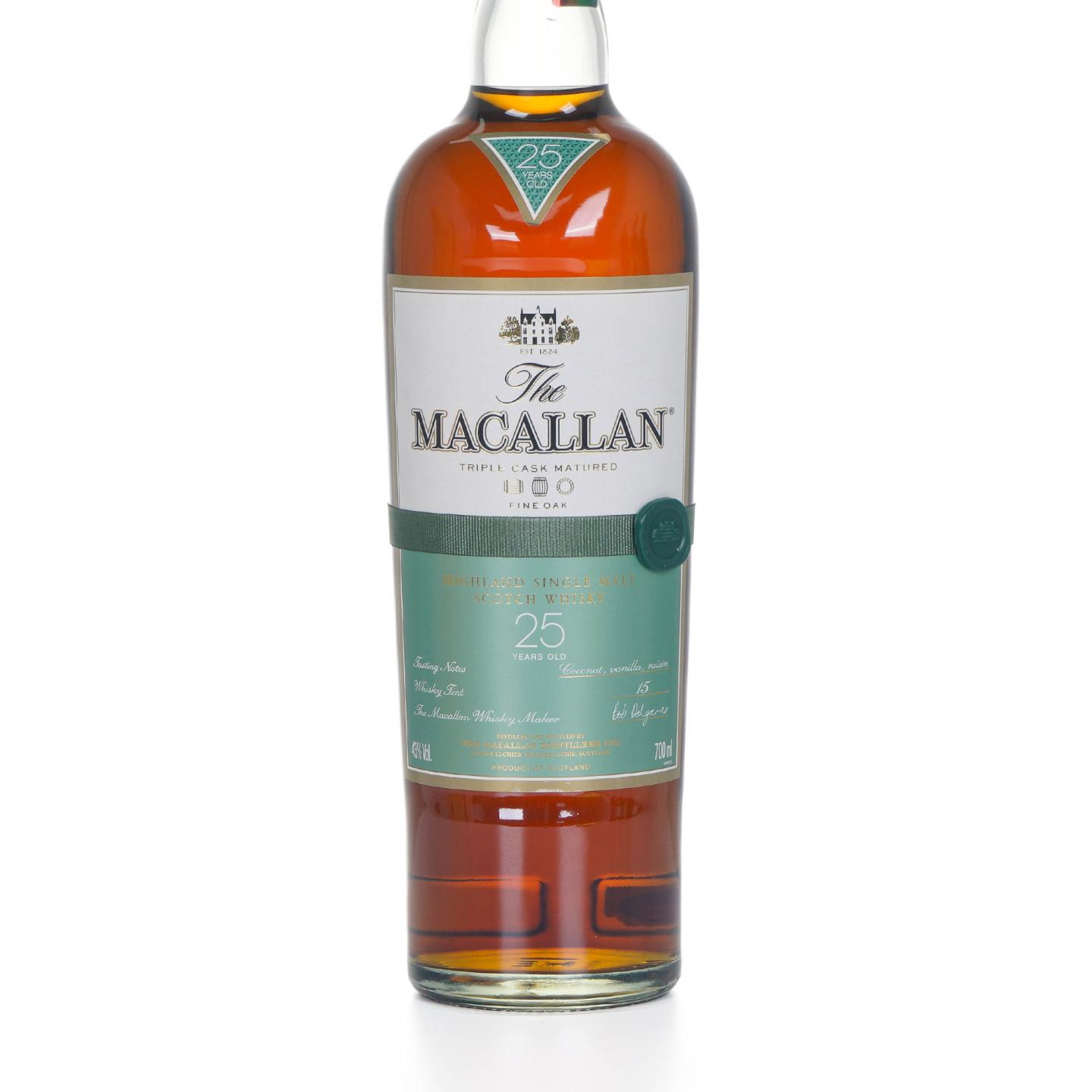 Macallan 麦卡伦 25年 Fine oak