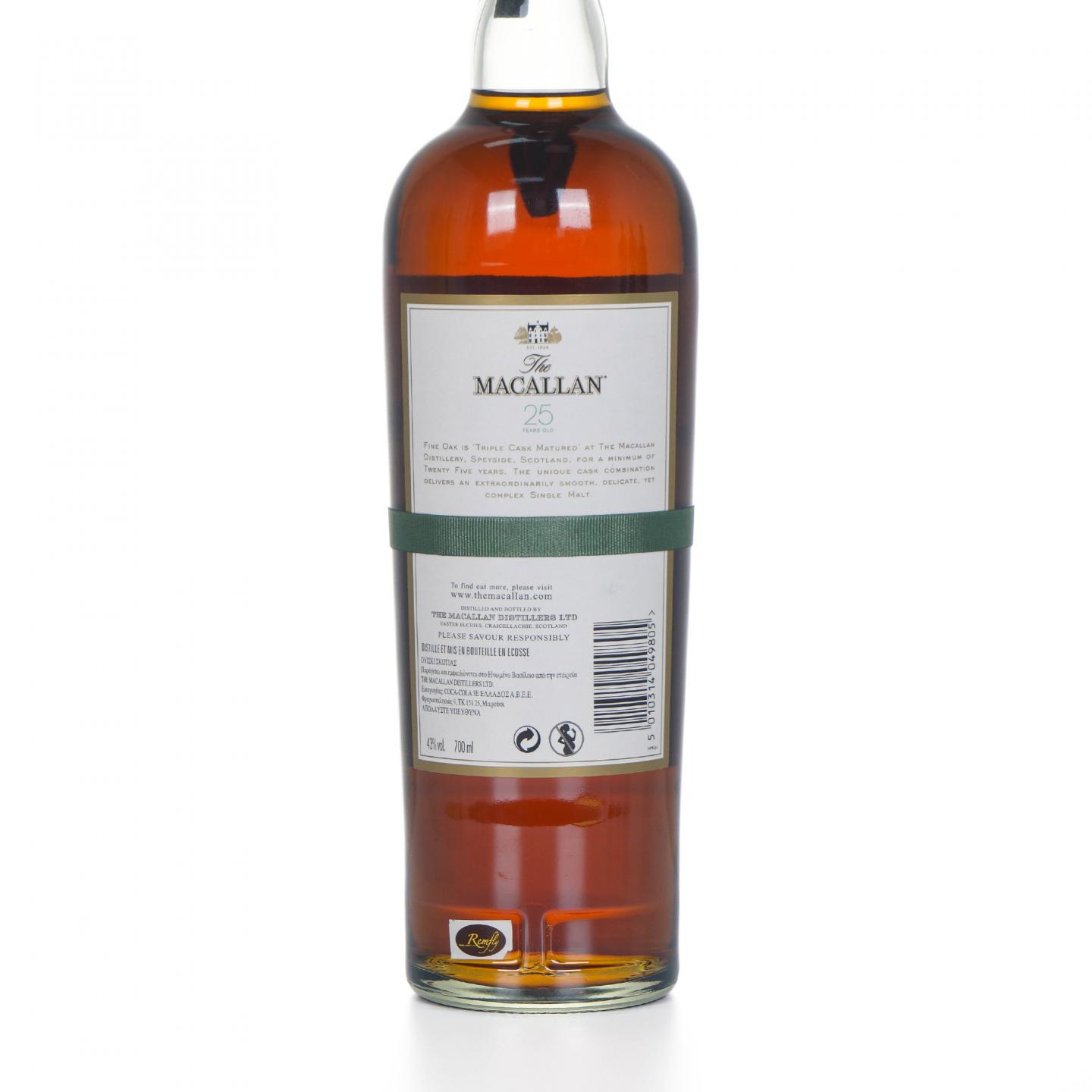 Macallan 麦卡伦 25年 Fine oak